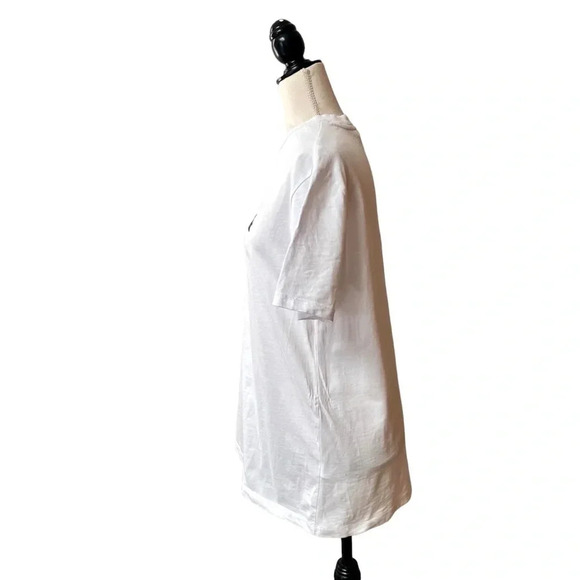 ASOS DESIGN x GLAAD Unity Embroidered White Cotton T-Shirt Unisex Small - Picture 8 of 12